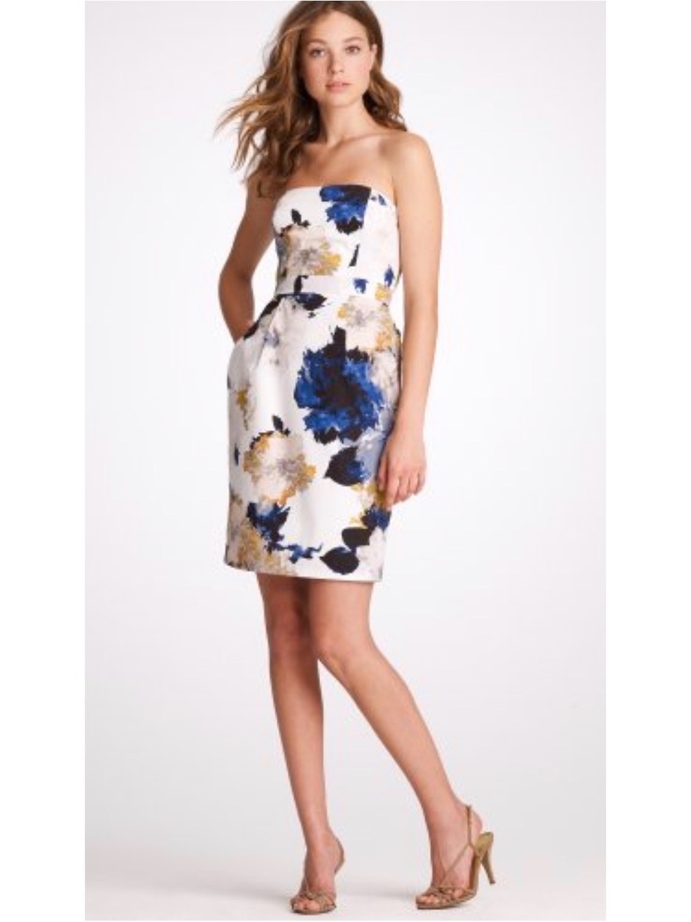 NWoT J.Crew Gallerista Strapless Dress